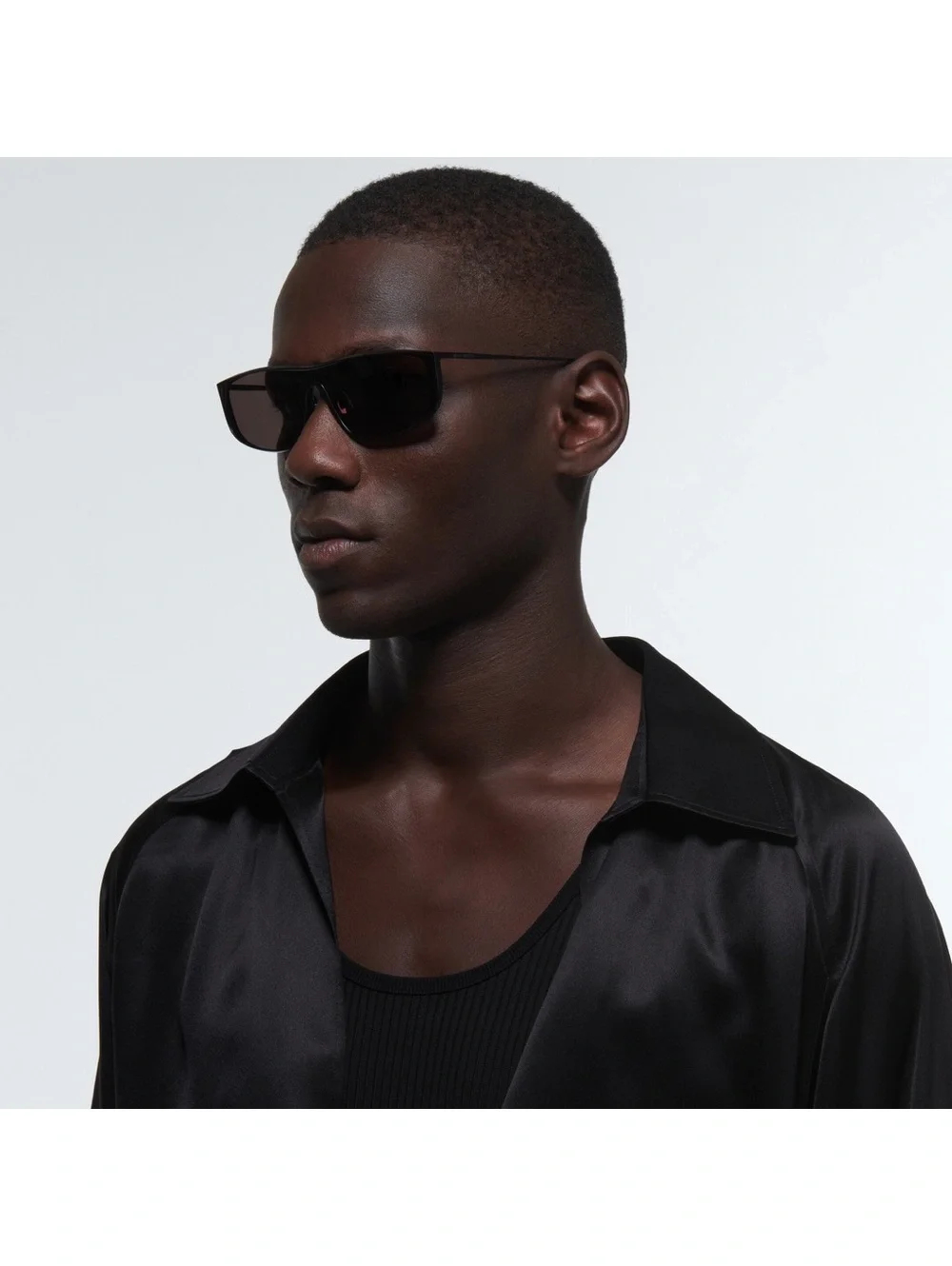 Saint Laurent 605 Luna Rectangular Sunglasses -002 99 S NEW w/Tag $740